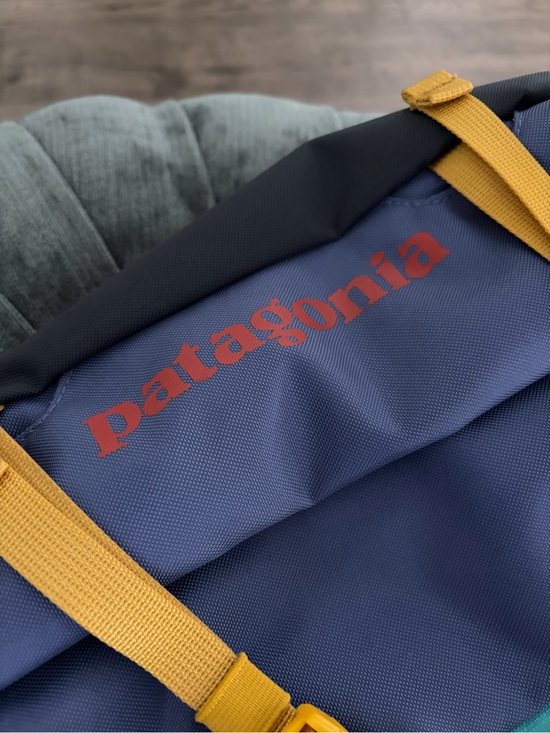 Patagonia Other - Patagonia Atom Sling Bag 8L Colorblock Green Blue Yellow Like New
